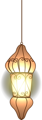 Lentera Arab, Lampu Ramadhan Islam, Lukisan Lampu Gantung